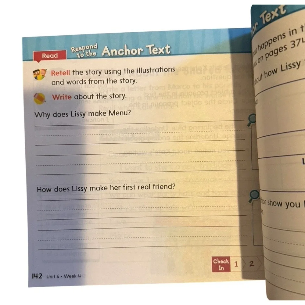 Wonders McGraw Hill Reading/Writing Companion Pre-K Home School Unit 6